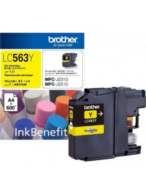 LC563Y  Brother LC563 Yellow Ink Cartridge 