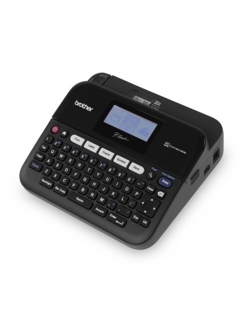 PT-D450 Brother P-touch , up to 18mm , PC-Connectable Label Maker, Split-Back Tapes, 7 Font Sizes, One-Touch Keys, Black 