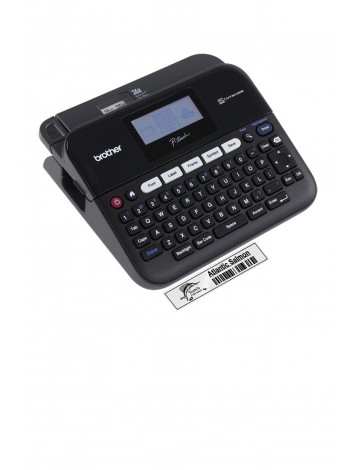 PT-D450 Brother P-touch , up to 18mm , PC-Connectable Label Maker, Split-Back Tapes, 7 Font Sizes, One-Touch Keys, Black 
