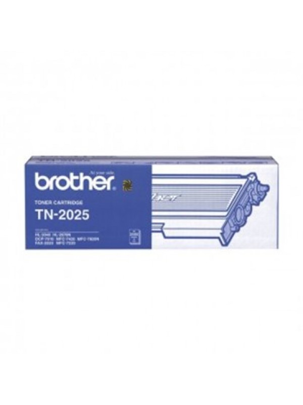 TN2025 BROTHER Toner For LaserJet Printing 2500 Page Yield - Black