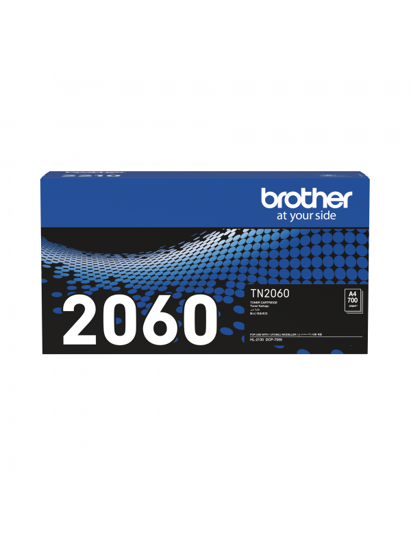 TN2060 BROTHER Toner for LaserJet Printing 700 Page Yield - Black