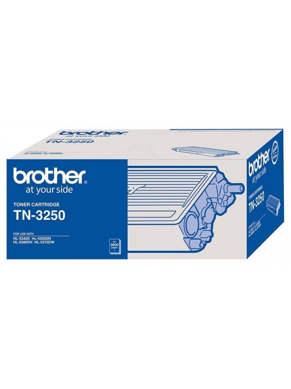 TN3250  BROTHER Toner For LaserJet Printing 3,000 Page Standard Yield - Black