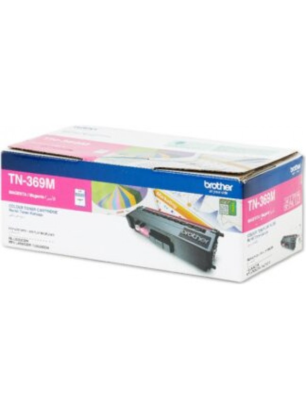 TN369M BROTHER High Yield Toner For LaserJet Approx. 6,000 Page - Magenta