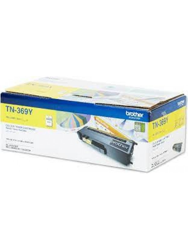 TN369Y BROTHER High Yield Toner For LaserJet Approx. 6,000 Page - Yellow