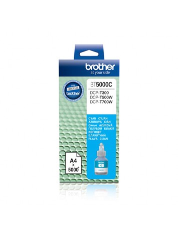 BT5000C BROTHER Ink for Inkjet Printing 5000 Page Yield - Cyan