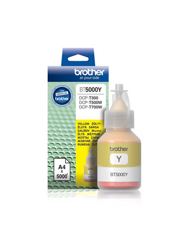 BT5000Y  BROTHER Ink for Inkjet Printing 5000 Page Yield - Yellow