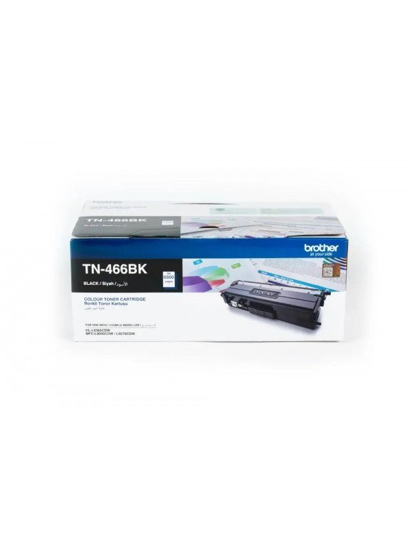 TN466BK BROTHER High Yield Toner For LaserJet Approx. 6,500 Page - Black